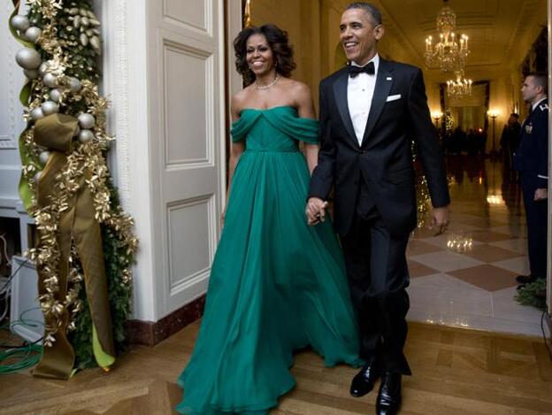 Michelle Obama, de Marchesa