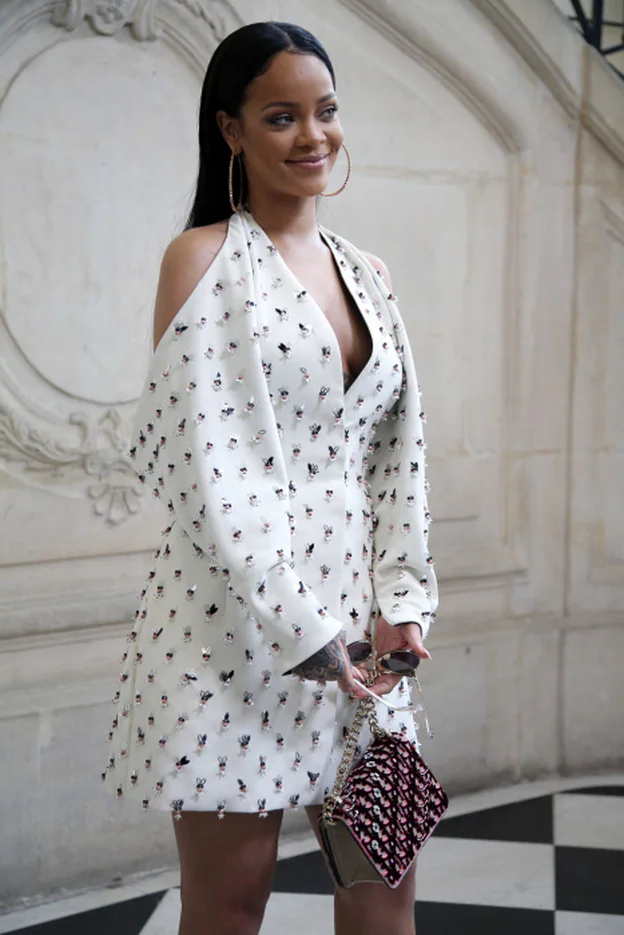 Rihanna, en el desfile de Dior en París de septiembre./GTRES
