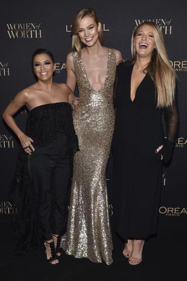 Eva Longoria, Karlie Kloss y Blake Lively/Gtres