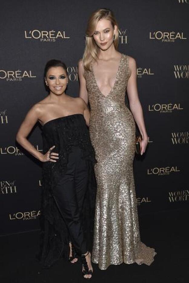 Karlie Kloss y Eva Longoria