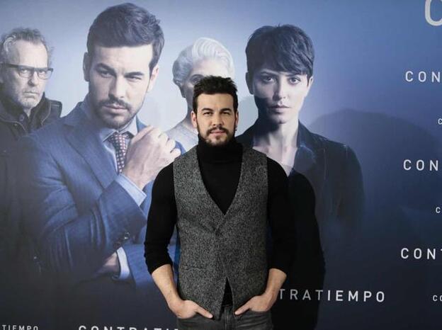 Mario Casas en la presentación en Madrid de 'Contratiempo', película que protagoniza./gtres.