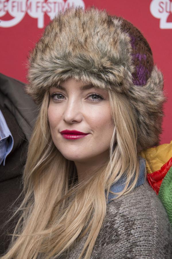 Peinados con gorro: Kate Hudson