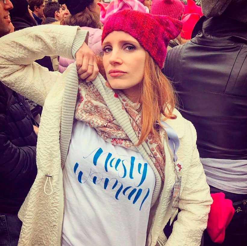 Las famosas que no se perdieron Women's March