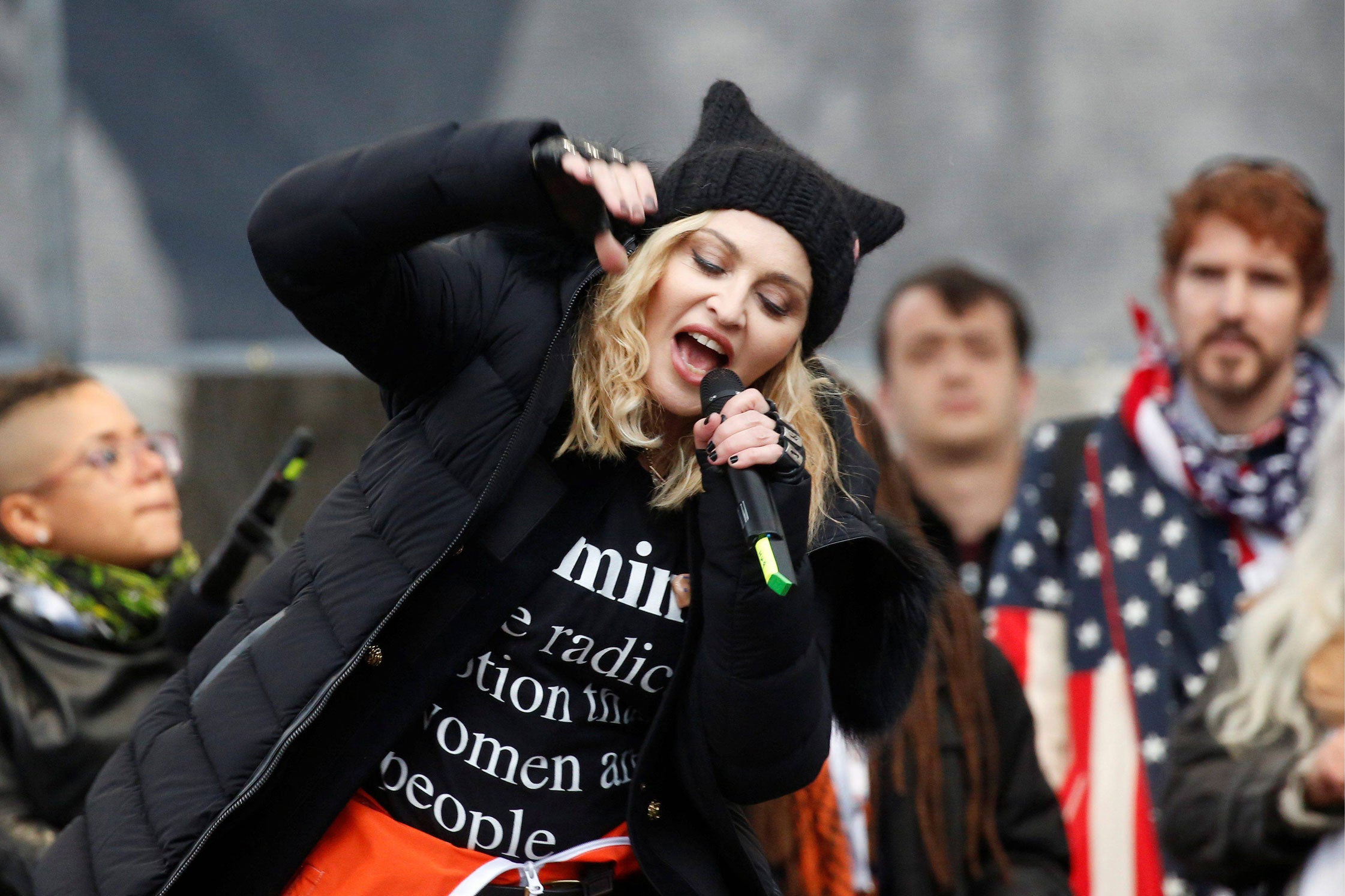 Las famosas que no se perdieron Women's March