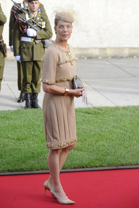 La vida de Carolina de Mónaco en imágenes: boda del Gran Duque de Luxemburgo