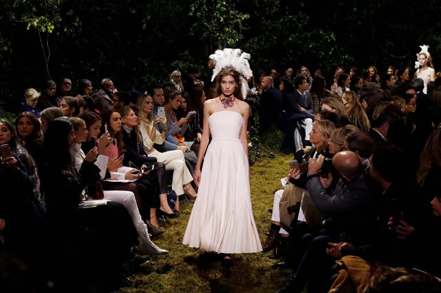 Alta Costura de Dior: vestido blanco para la noche