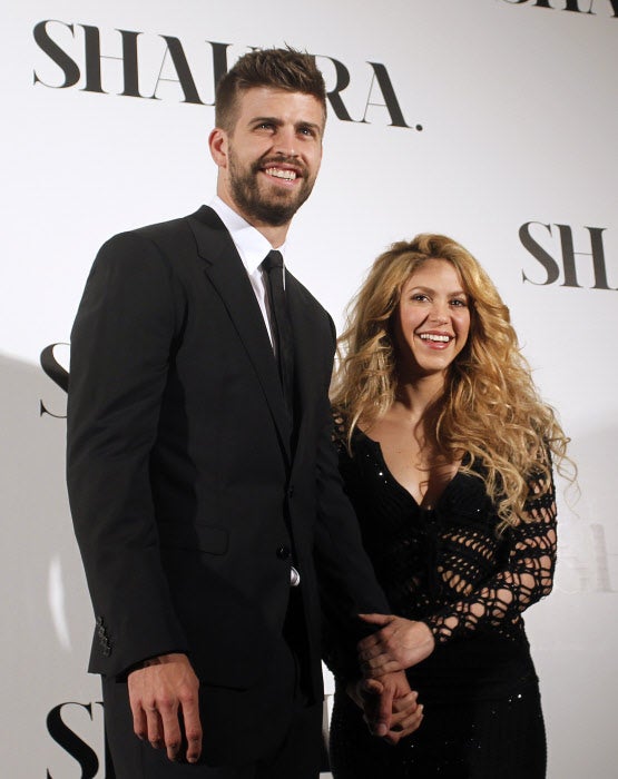 Las imágenes más tiernas de Shakira y Piqué: en la presentación del perfume de Shakira