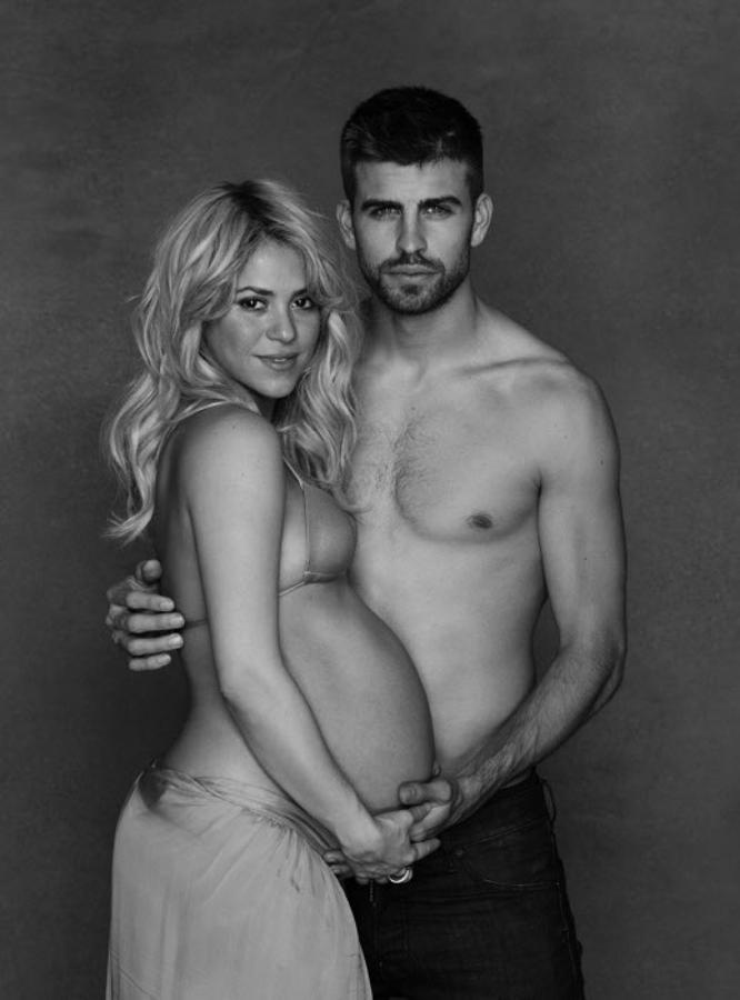 Las imágenes más tiernas de Shakira y Piqué: el posado más especial