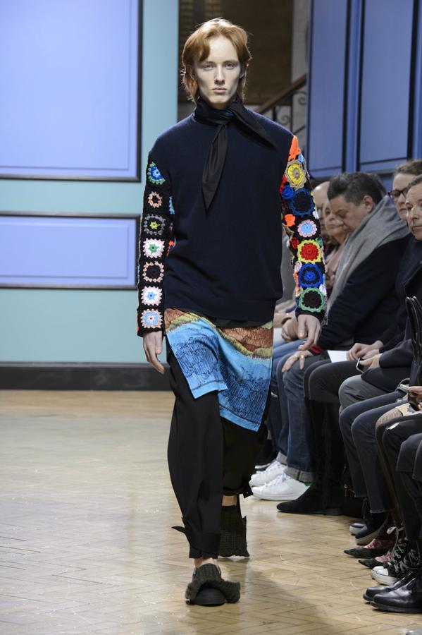 Hombres con falda en la pasarela: JW Anderson