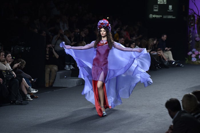 Desfile de la colección otoño-invierno 2017 de Francis Montesinos en MBFWM