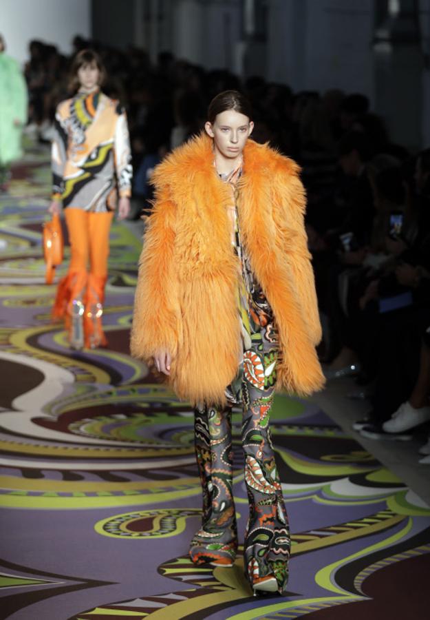 Desfile de Emilio Pucci otoño-invierno 2017/18 en la Semana de la Moda de Milán