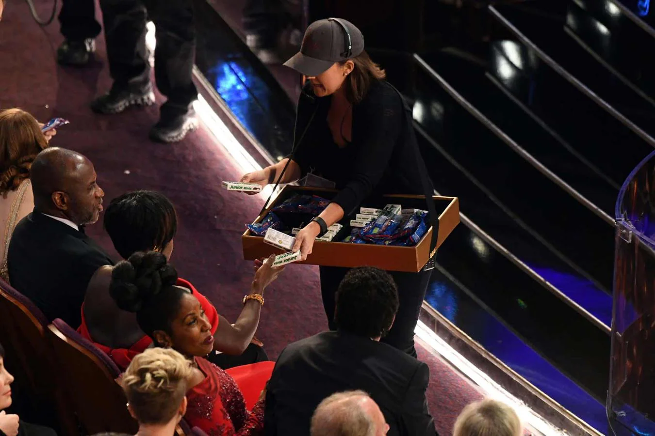 Las mejores fotos de la gala de los Oscars: chocolatinas