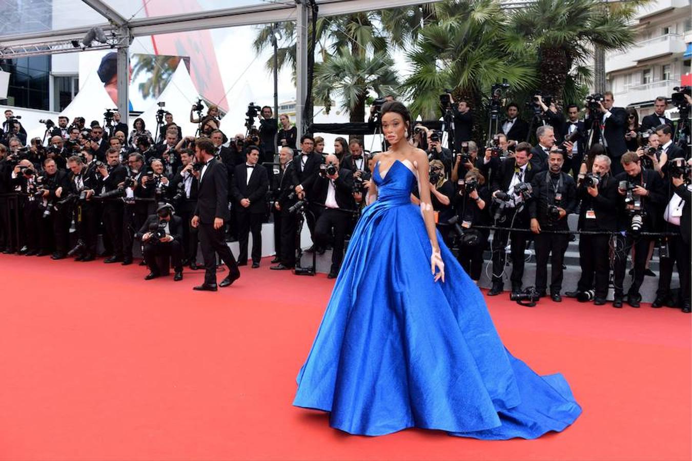 Los vestidos de la segunda jornada de Cannes: Winnie Harlow