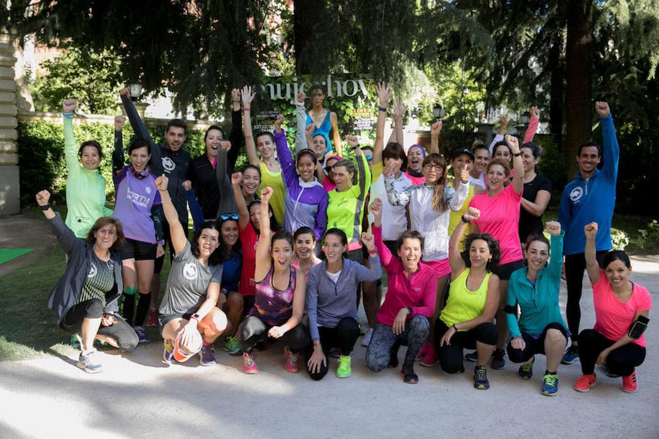 Así fue el I Go Natural de Mujerhoy: el equipo de 'runners' al finalizar la carrera con Cristina Mitre