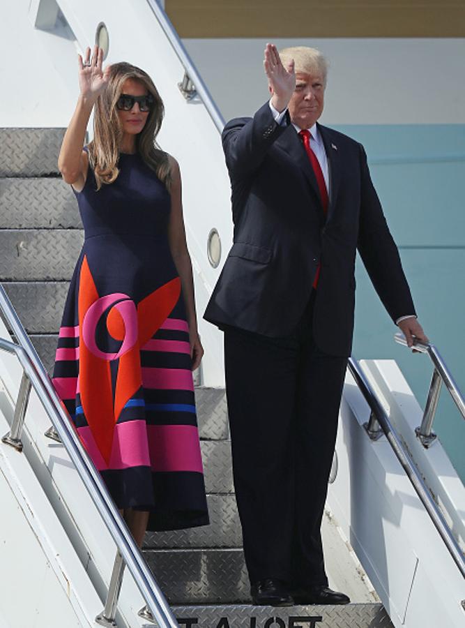 Los looks de Melania Trump en el viaje a Polonia