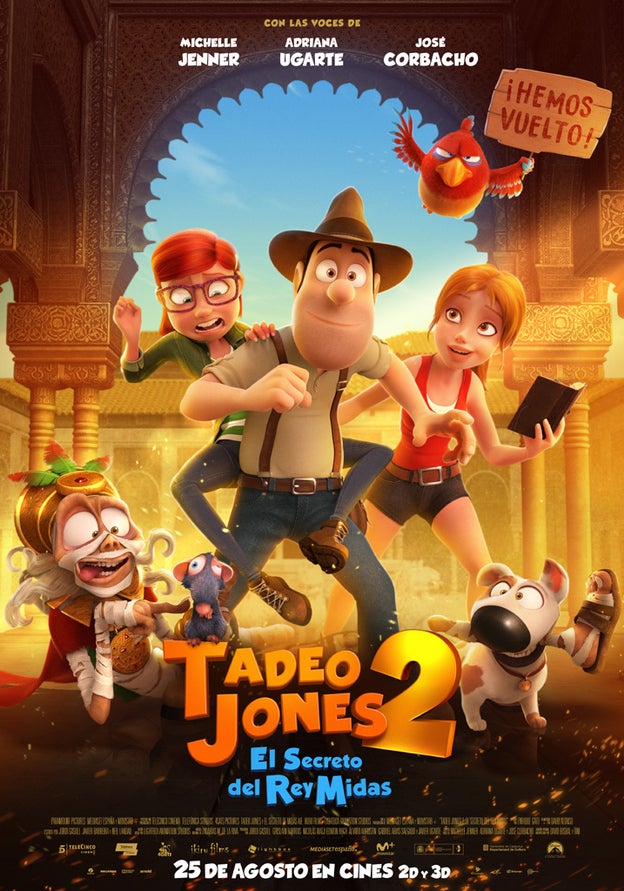 Cartel de la película 'Tadeo Jones 2: el secreto del rey Midas.