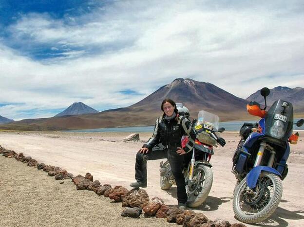 Alicia Sornosa en San Pedro de atacama (Chile)./d. r.