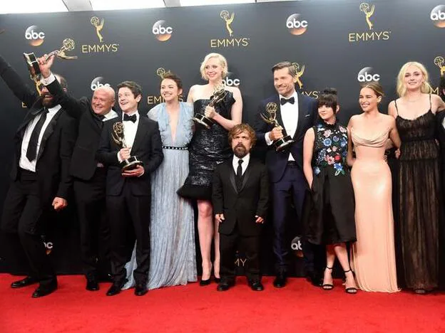 Los actores de 'Juego de Tronos' en los Emmy Awards/GETTY