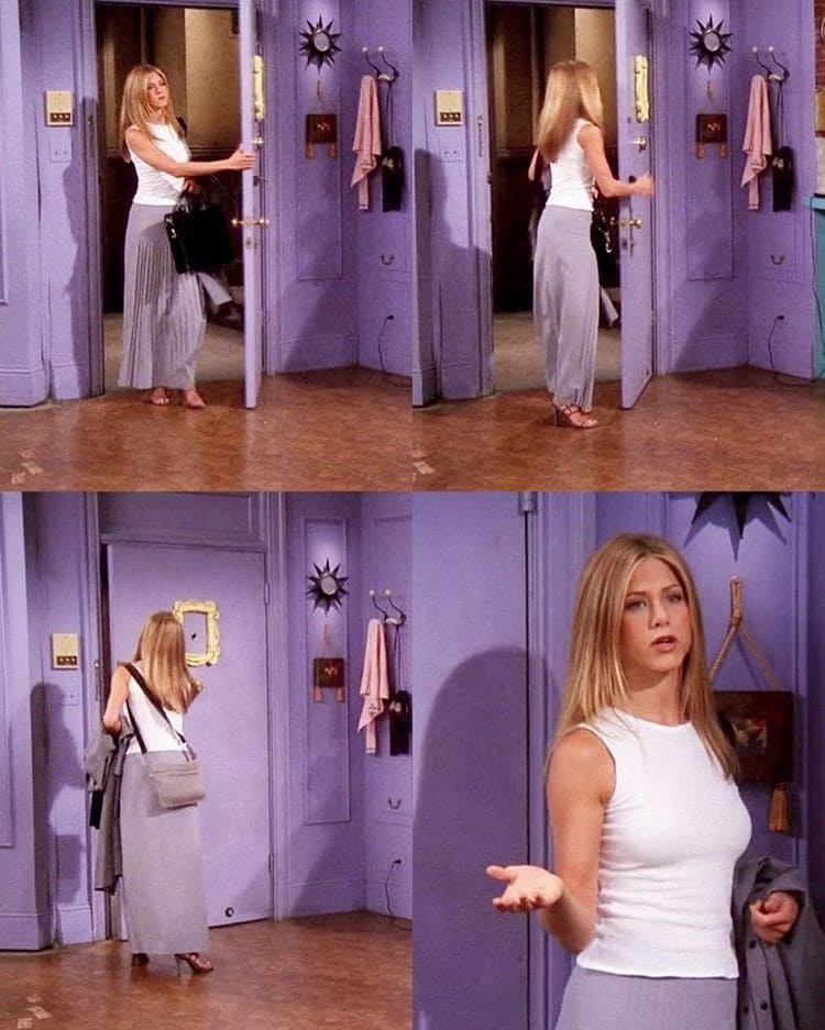 Las chicas de 'Friends' llevaron estas tendencias antes que tú: la falda midi plisada