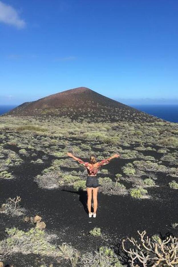 El volcán Teneguía.