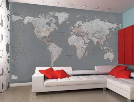Las mejores ideas de mapa mundi: mural para empapelar