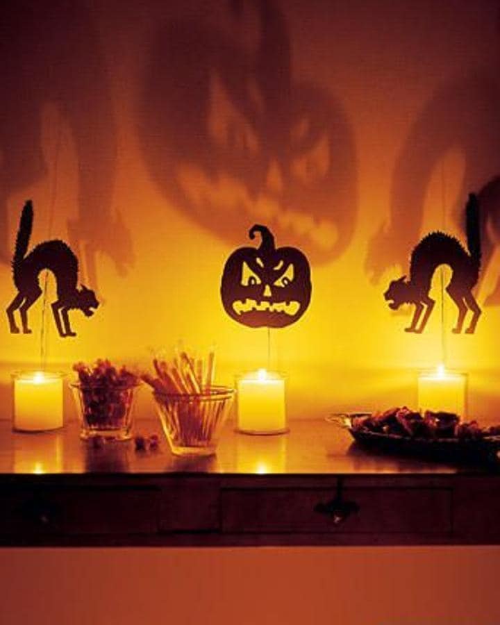Ideas de decoración para Halloween: sombras