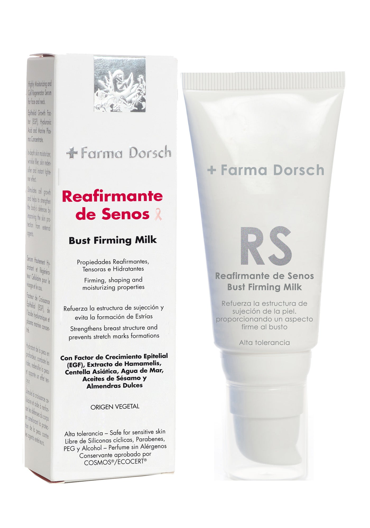 Cosmética rosa contra el cáncer de mama: Reafirmante de Senos de Farma Dorsch