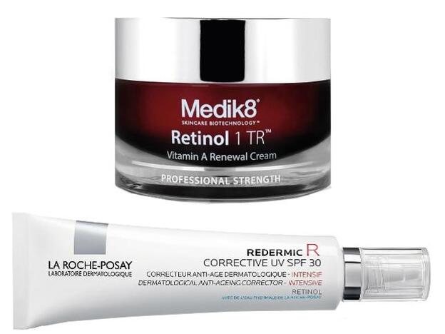 Retinol 1 TR de Medik8 (53,60 euros). Redermic R SPF30 de La Roche-Posay (36,32 euros).