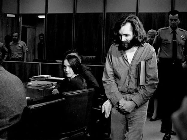 Charles Manson durante un juicio en Santa Mónica en 1970./Gtres