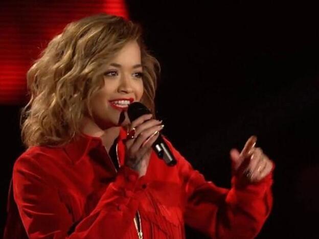 Rita Ora durante su participación en 'The Voice'. / D.R.