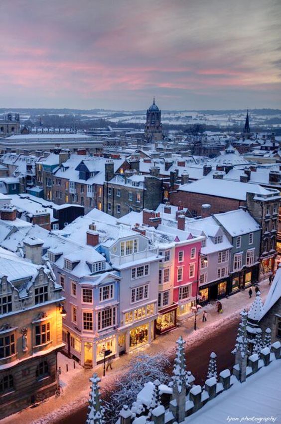 Ciudades nevadas: Oxford