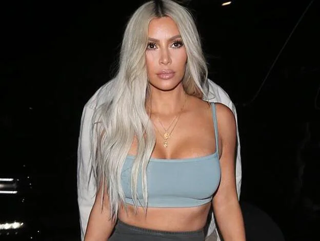 Kim Kardashian luce la colección de Kanye West./gtres