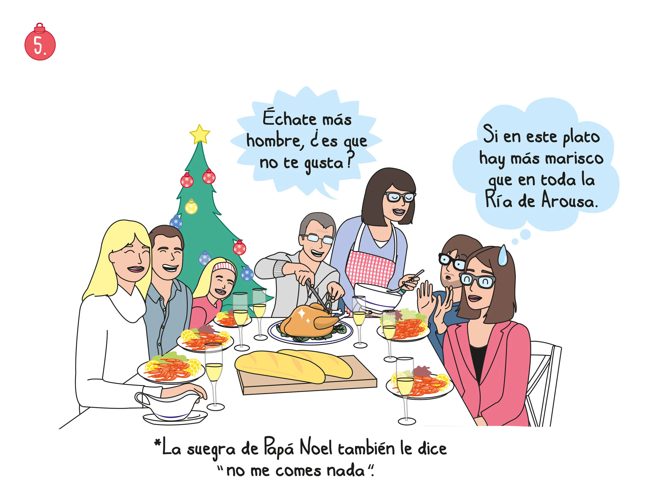 5. Navidad en pareja: cena con la familia política en la que jamás debes hablar de política