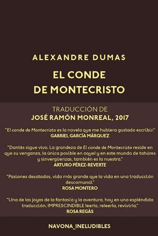 Nueva edición de 'El Conde de Montecristo', de Alexandre Dumas.