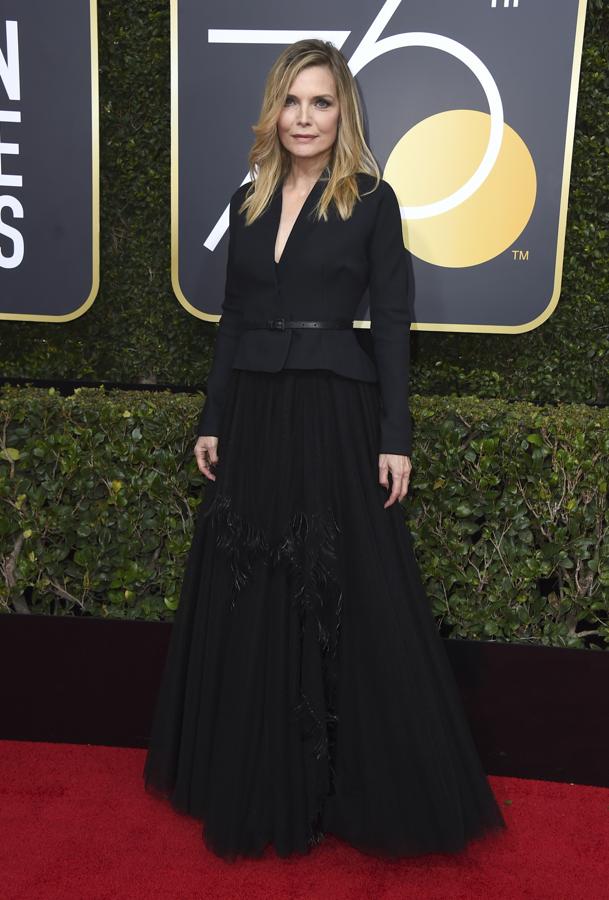 Alfombra roja de los Globos de Oro 2018: el vestido de Michelle Pfeiffer