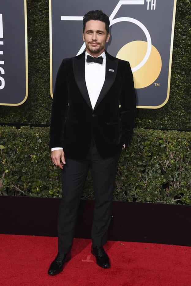 James Franco en los Globos de Oro 2018./gtres