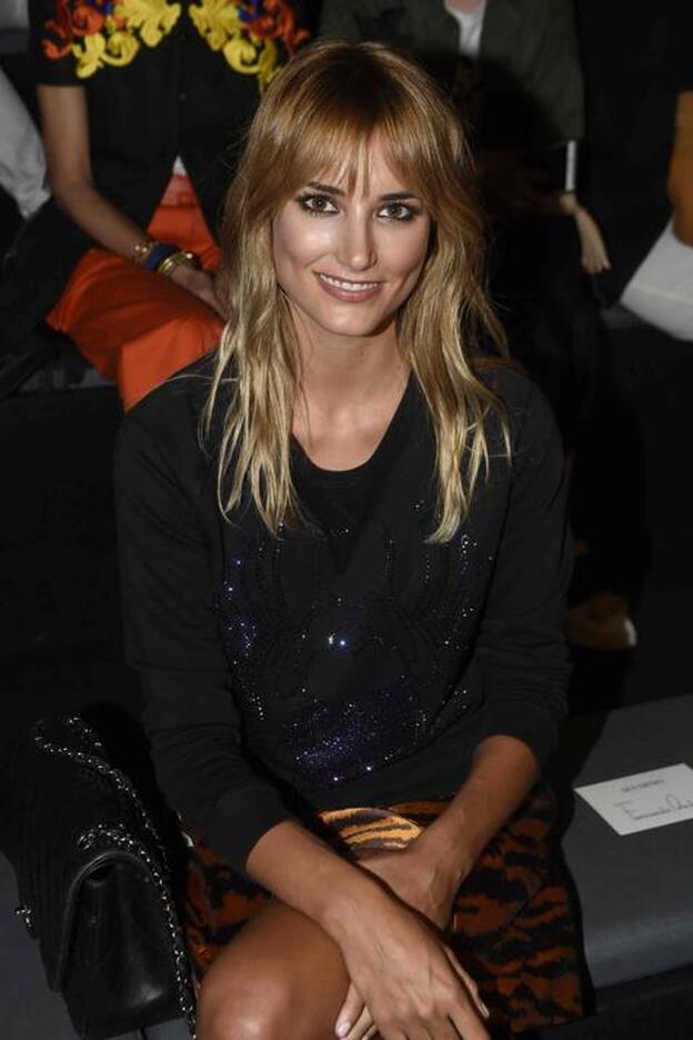 Alba Carrillo en el 'front-row' de la pasada MBFWM./gtres.