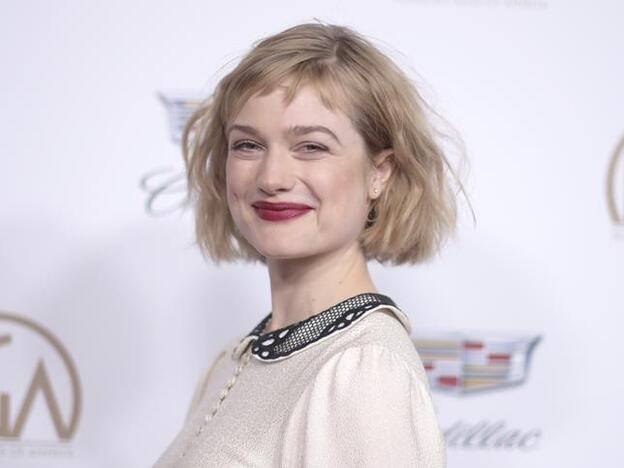 Alison Sudol es una de las famosas que se ha apuntado al flequillo Baby Bangs./Gtres