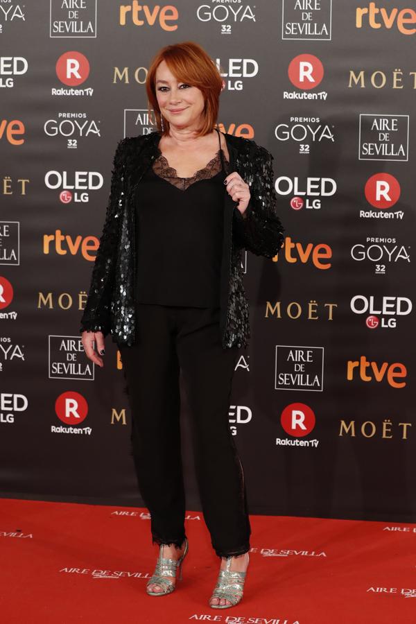 Premios Goya 2018: el look de Gracia Querejeta en la alfombra roja