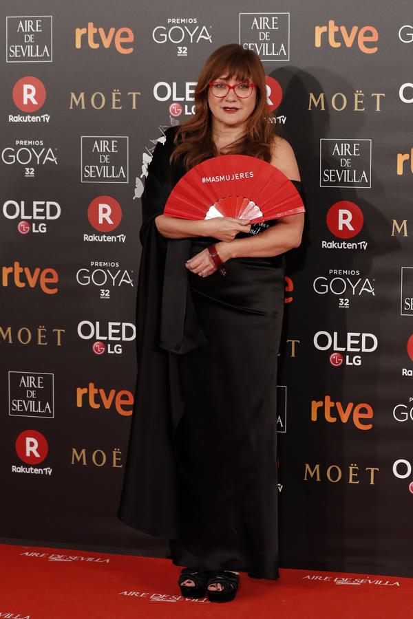 Premios Goya 2018: el look de Isabel Coixet en la alfombra roja