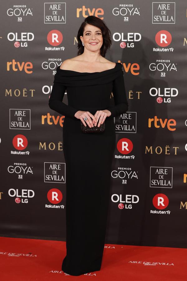 Premios Goya 2018: el look de Nora Navas en la alfombra roja