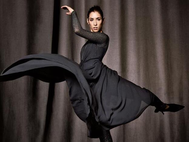 Inmaculada Salomón con mono, vestido y botines de Dior./chesco lópez