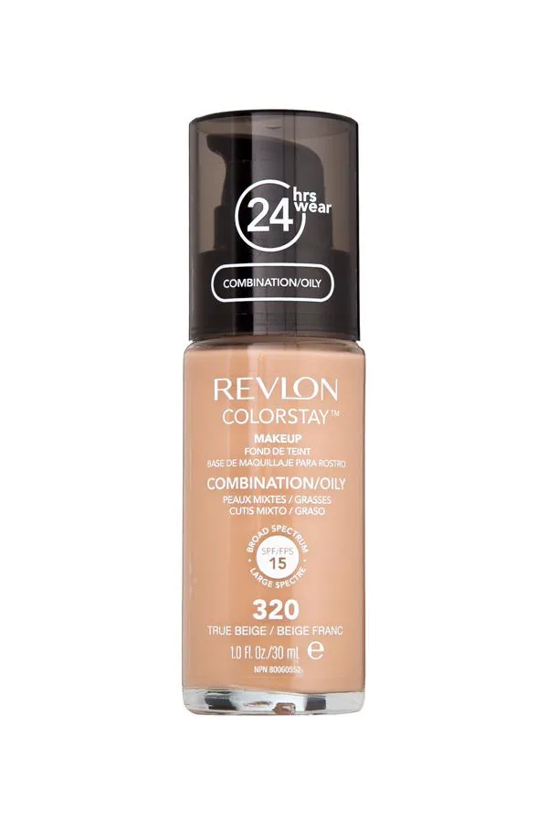 Bases de maquillaje para la piel grasa y mixta: Revlon Colorstay 24H