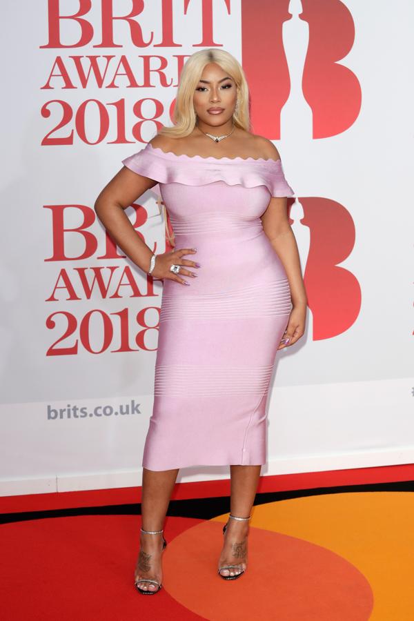 El look de Stefflon Don en la alfombra roja de los Brit Awards 2018