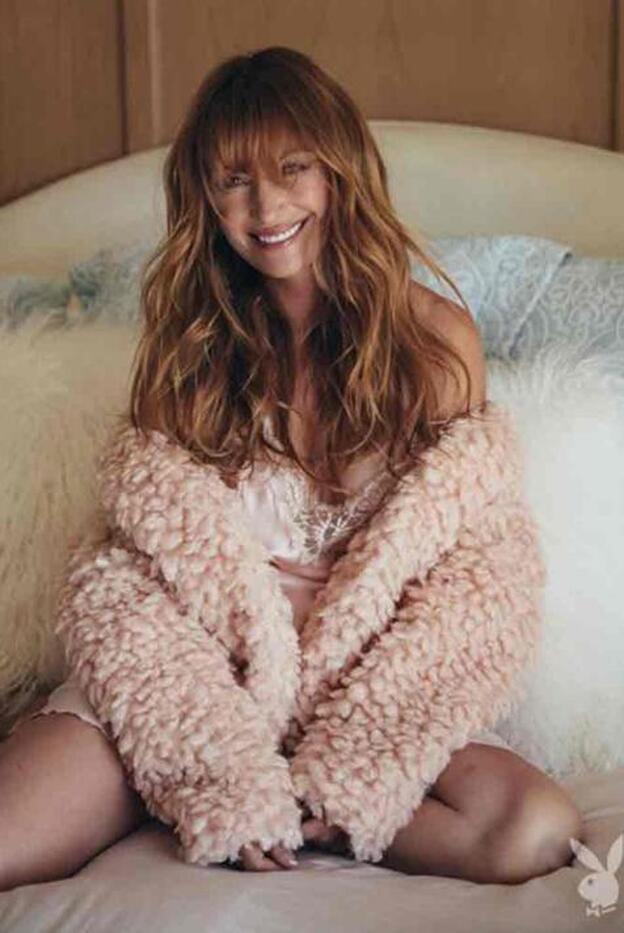 Así posa Jane Seymour, la doctora Quinn, para 'Playboy'./instagram.