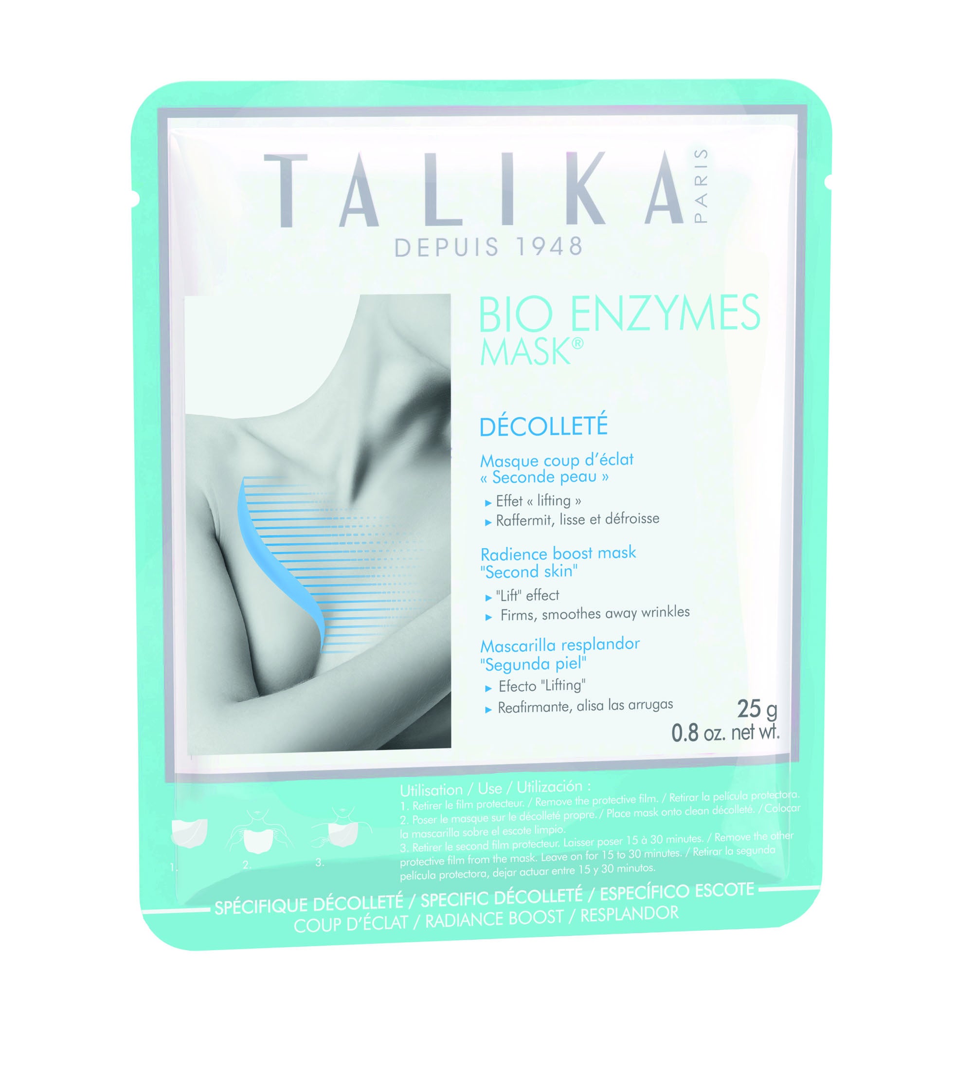 Cremas reafirmantes para el escote: Mascarilla Bio Enzyme de Talika