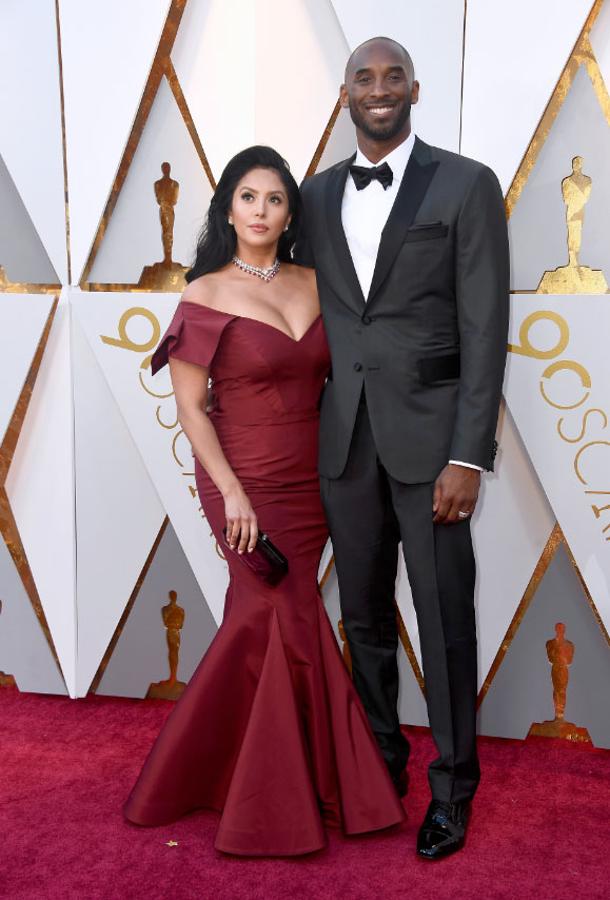 Parejas en la alfombra roja de los Premios Oscar 2018: Vanessa Laine Bryant y Kobe Bryant