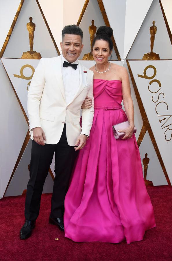 Parejas en la alfombra roja de los Premios Oscar 2018: Virgil Williams