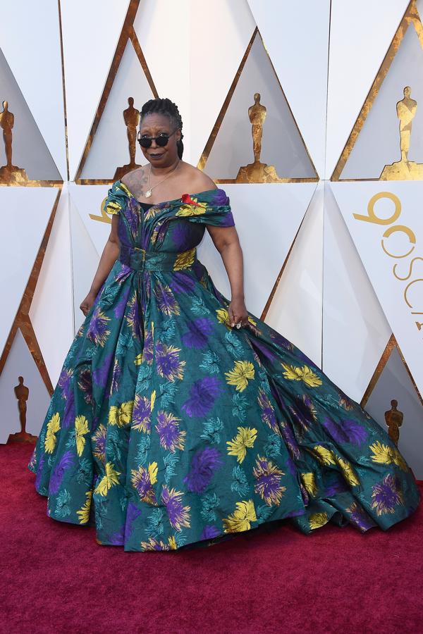 Premios Oscar 2018: Whoopi Goldberg, en la alfombra roja