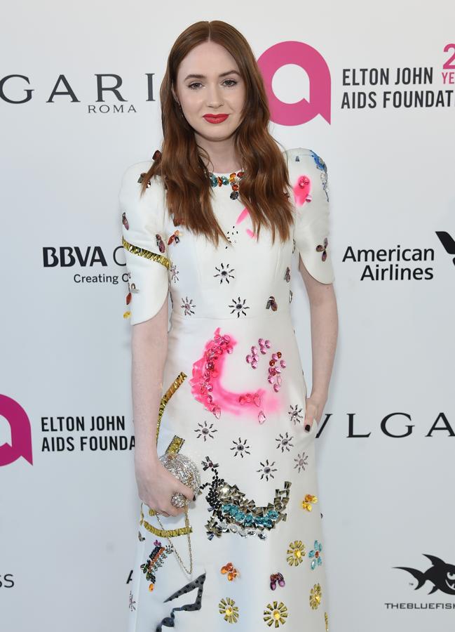 La alfombra roja de Elton John 2018: Karen Gilian